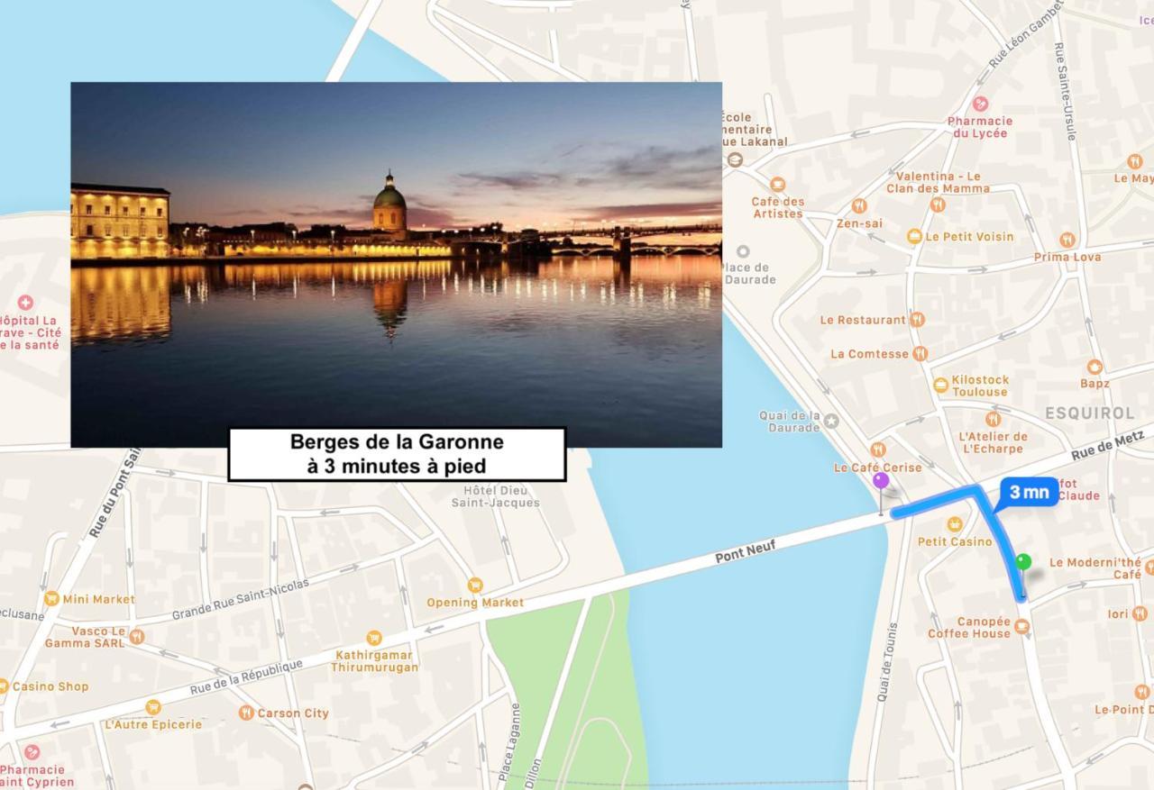 L'Estival - Appartement Au Calme Toulouse Hypercentre Ngoại thất bức ảnh